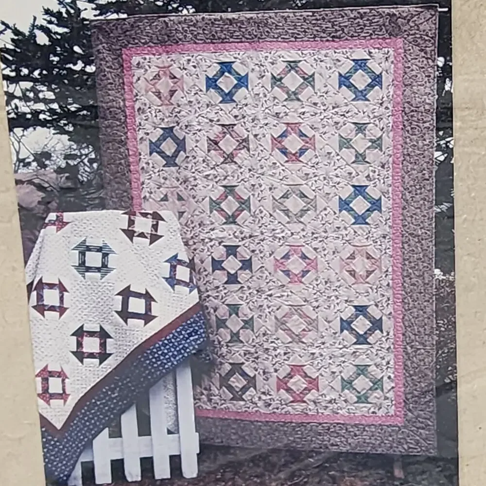 Something Borrowed Something Blue Quilting Pattern 019 Open Gate Vintage 2006